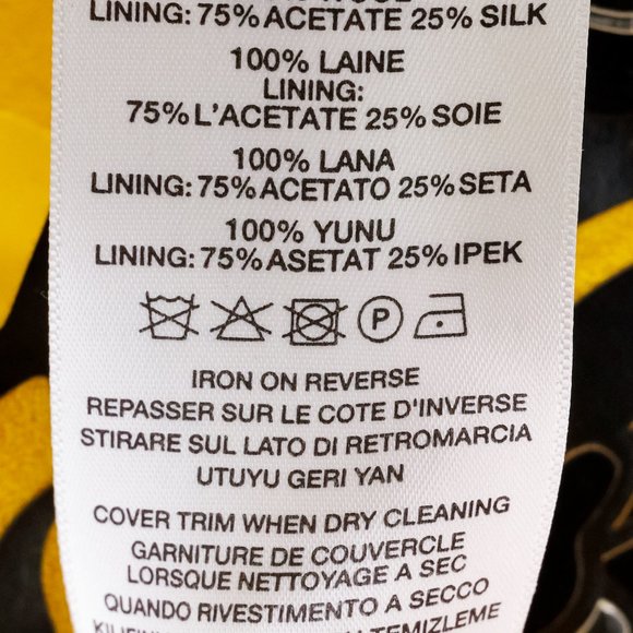 Christopher Kane Yellow Crepe Metallic Embellishment Tank - Picture 9 of 9